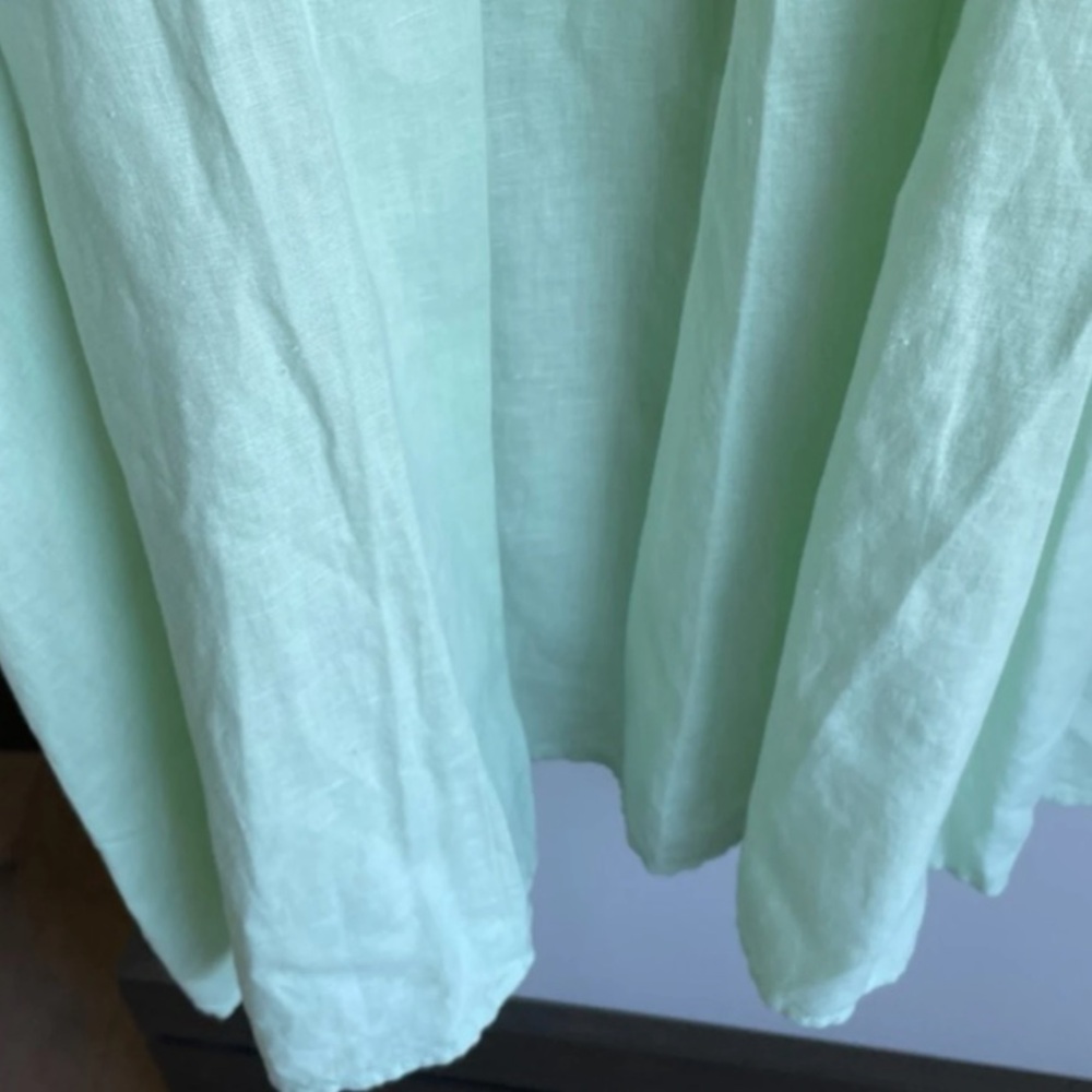 Zara limited edition linen blend midi dress with open back - Picture 8 of 9